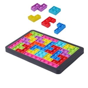 Puzzle bubble pop it toy